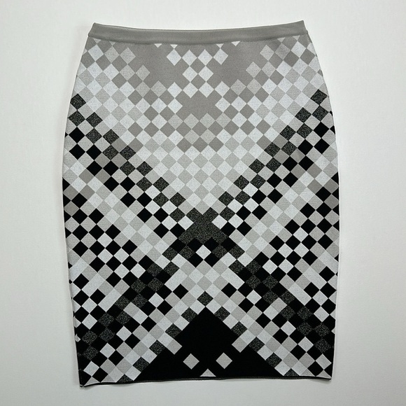 Alexander Wang Checked Knit Skirt - Picture 3 of 5